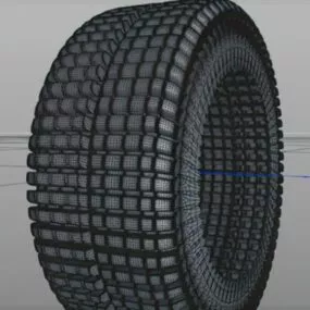 Truck Tire All Terrain 3d model