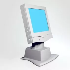 Vintage All In One Computer 3d model