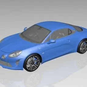 Alpine A110 Car 3d model