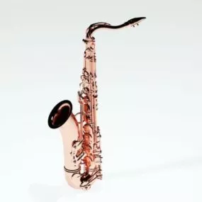 Beautiful Alto Saxophone 3d model