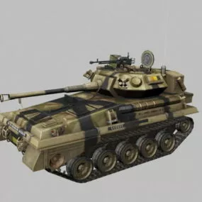 Alvis Fv101 Light Tank 3d model