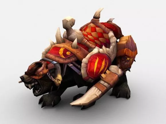 Ancient Persian War Elephant 3d model