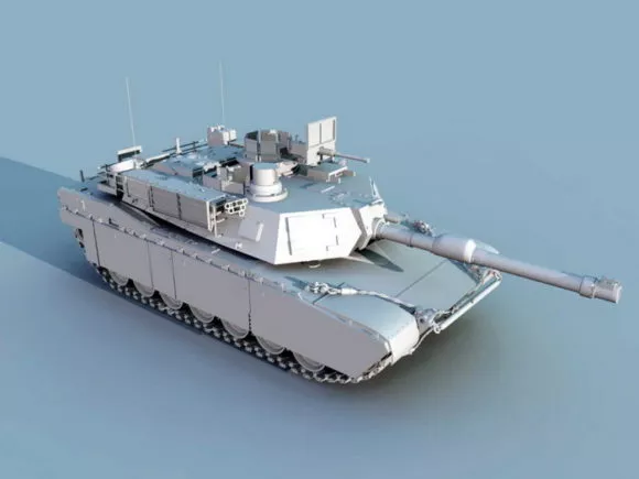 Futuristic Tank Eland 3d model
