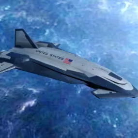 American Scifi Space Shuttle 3d model