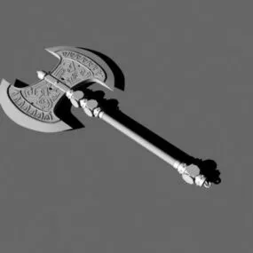 Ancient Battle Axe 3d model
