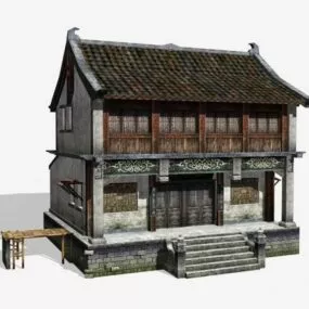 Ancient China House 3d model