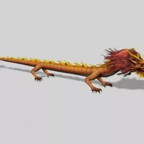 Chinese Dragon Creature 3d model