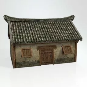 Ancient Chinese Dwelling House 3d model