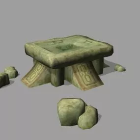Stone Altar 3d model