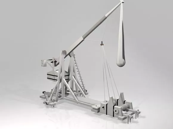 Arbalest Medieval European Crossbow 3d model
