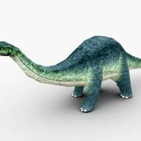 Animated Brontosaurus Dinosaur 3d model