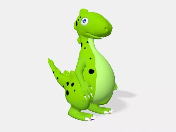 Animated Cartoon Dinosaur 3d model Animated Cartoon Dinosaur 3d model