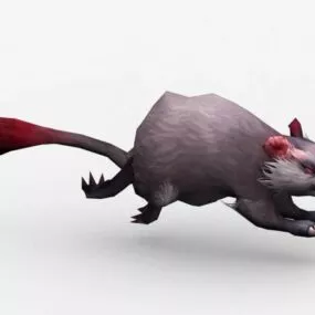 Animated Mouse Devil 3d model