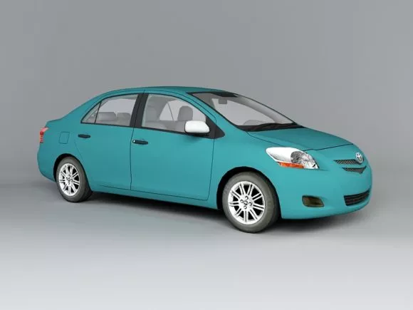 Classic Car Lowpoly 3d model