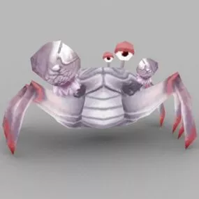 Anime Crab Animal 3d model