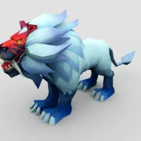 Anime Lion 3d model