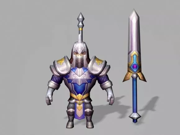 Chinese Emperor Character Rig 3d model