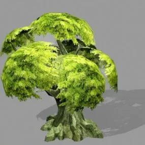 Old Anime Tree 3d model
