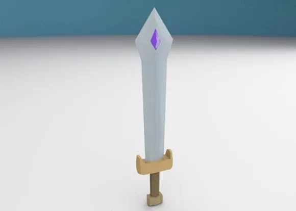 Light Saber Game Weapon 3d model