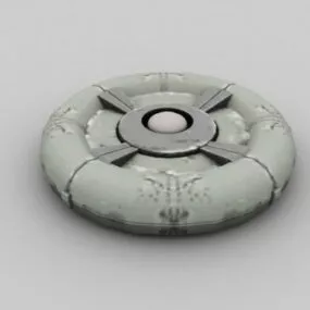 Anti Tank Mine Weapon 3d model