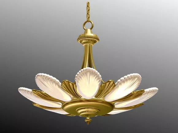 Curved Arm Table Lamp Rendl 3d model