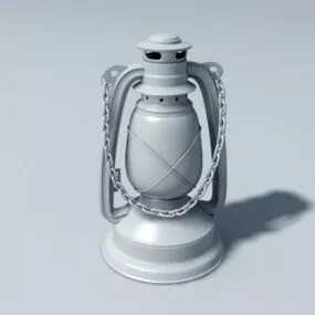 Antique Lantern Lamp 3d model