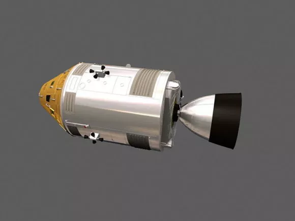 Space Dock Futuristic Spacecraft Station 3d model