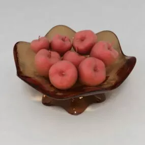 Apples Vase 3d model