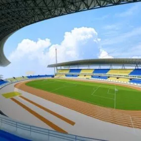 Football Stadium Arena 3d model