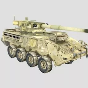 Armored Fighting Vehicle Bmd 3d model