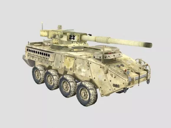 Scifi Armoured Vehicle 3d model