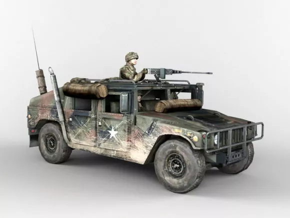 Apc Armored Fighting Vehicle 3d model