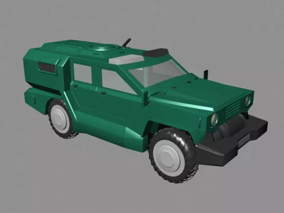 Hovercar Concept 3d model