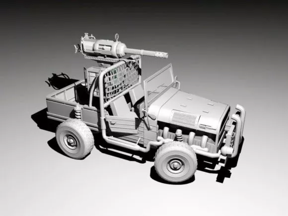 Concept Car Robug 3d model