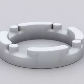 Art Deco Ashtray 3d model