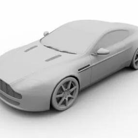 Aston Martin Virage Car 3d model