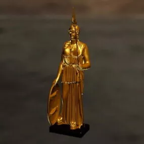 Athena Statue 3d model