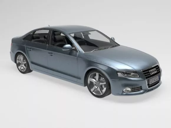 Wrecked Car Set 3d model