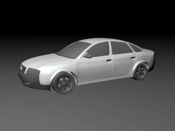 Green Aston Martin Db9 Car 3d model