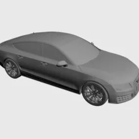 Audi A7 Lowpoly 3d model