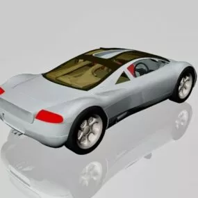 Avus Quattro Audi Concept Car 3d model