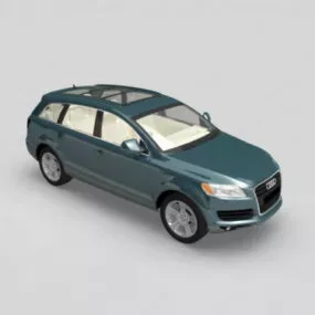 Old Audi Q7 Quattro Car 3d model