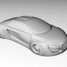 Audi Rsq Concept Lowpoly 3d model