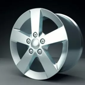 Automotive Alloy Rim 3d model
