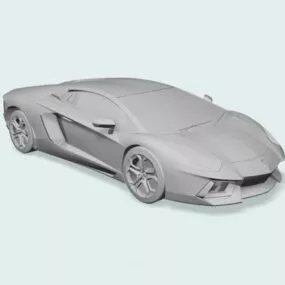 Aventador Roadster Lamborghini Car 3d model
