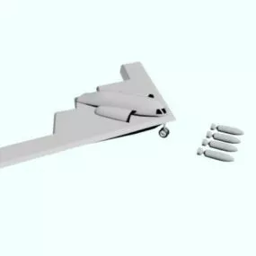Us B2 Stealth Bomber 3d model