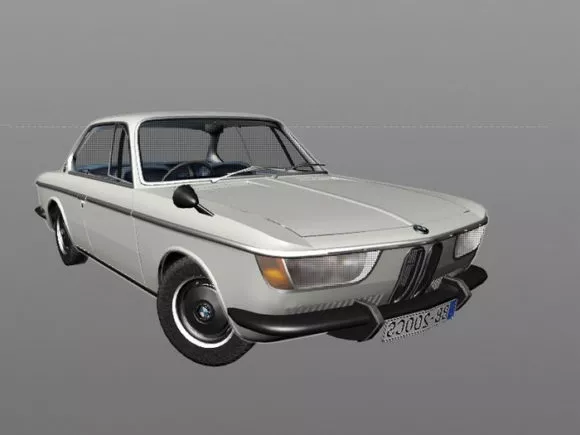 Vintage Bmw 2000cs Coupe Car Free 3d Model C4d Fbx Open3dmodel