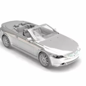 Convertible Car Bmw 645ci E64 3d model