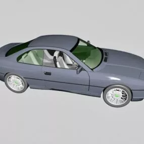 Bmw 850 Coupe Car 3d model