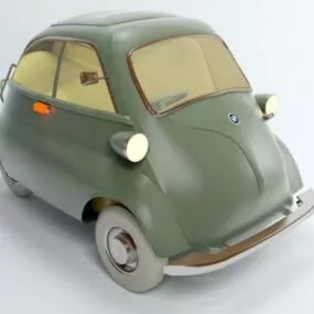 Bmw Isetta Car 3d model